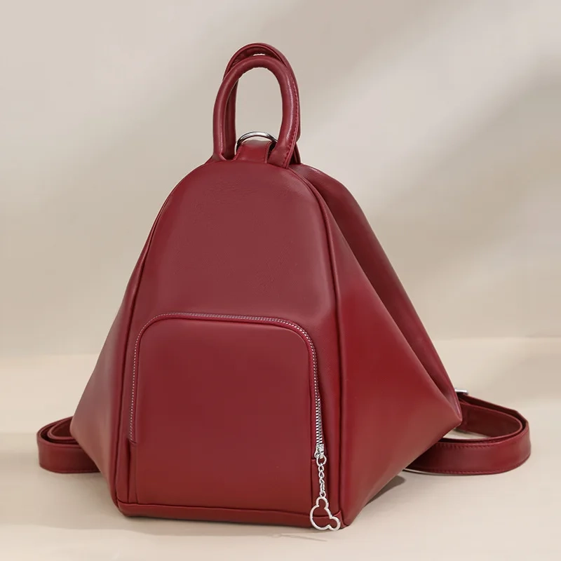 Solid Color Business Commuter Backpack - Image 7