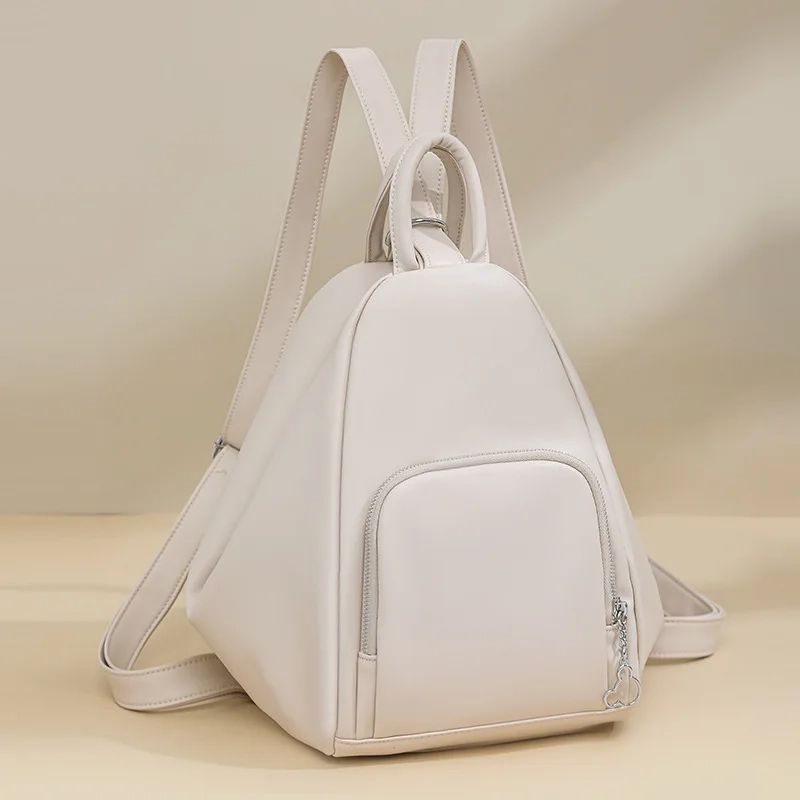 Solid Color Business Commuter Backpack - Image 8