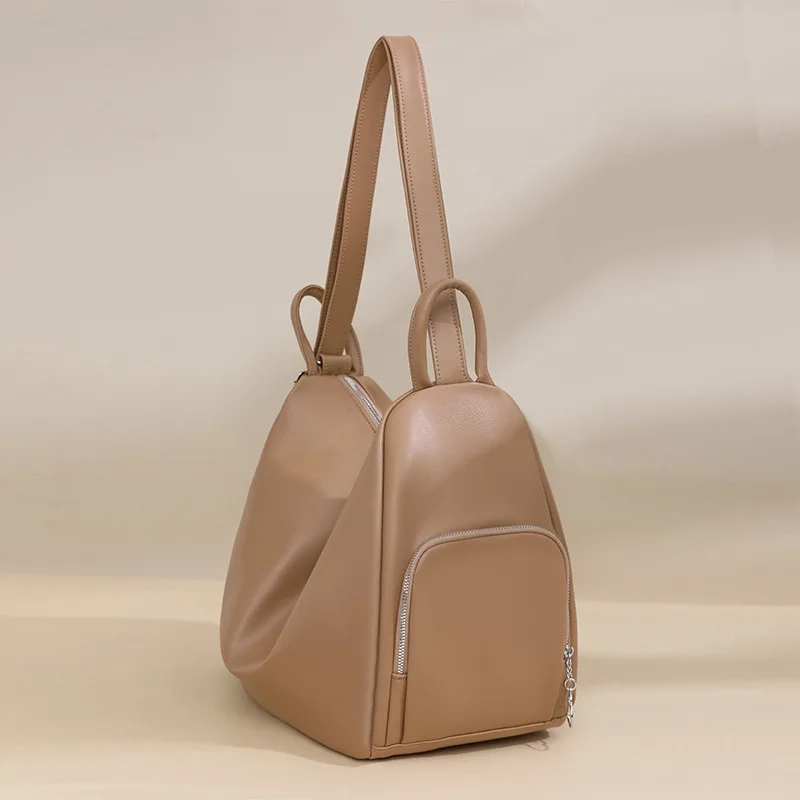 Solid Color Business Commuter Backpack - Image 9