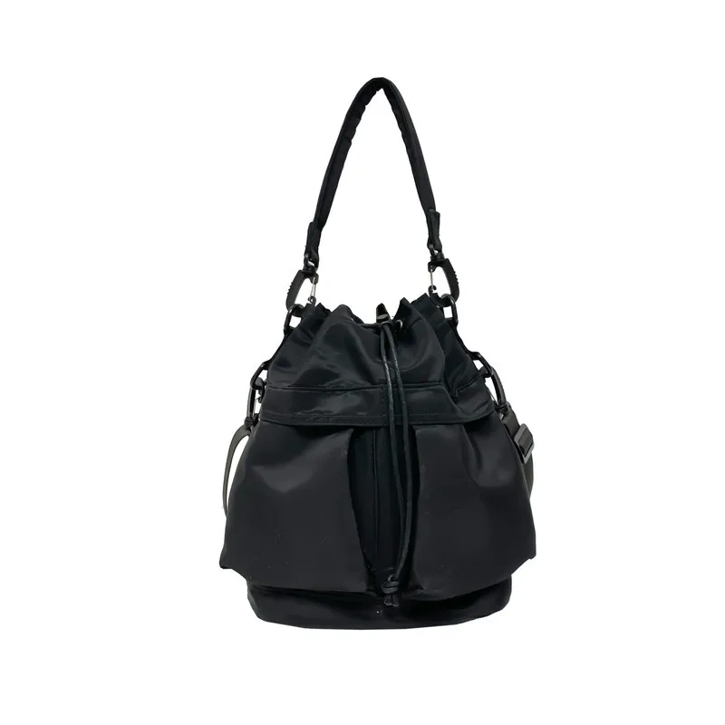 Large Capacity Drawstring Bucket Bag - Image 6