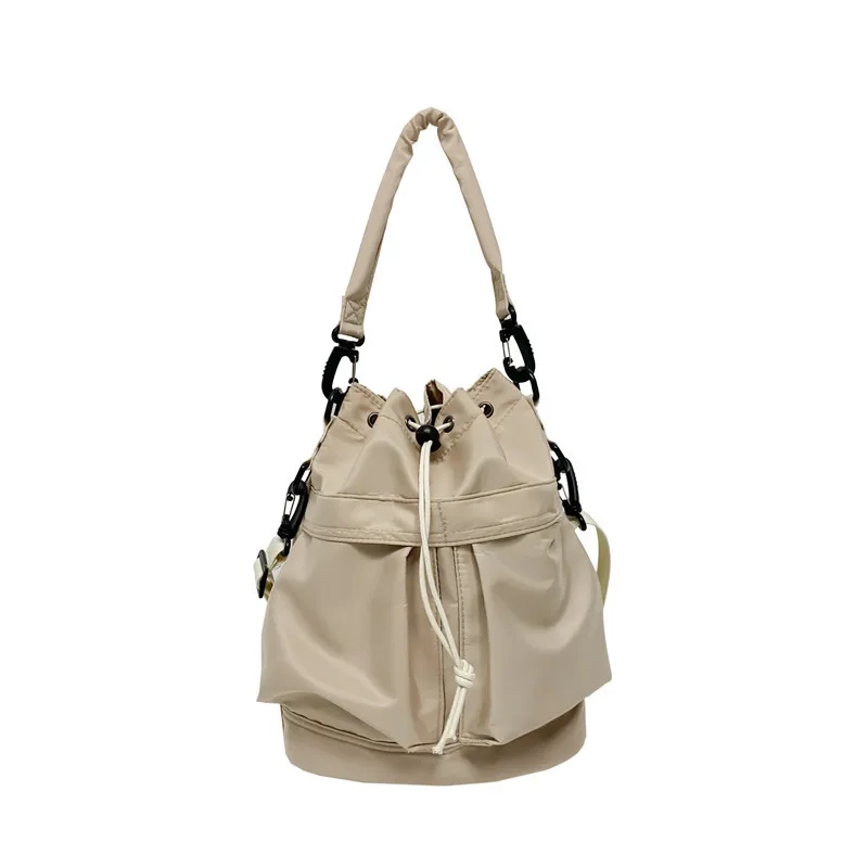 Large Capacity Drawstring Bucket Bag - Image 7