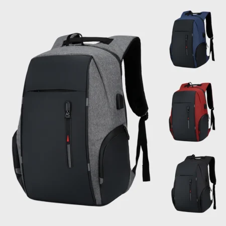 Large-Capacity USB Laptop Backpack