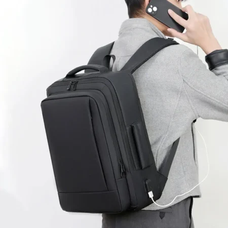 Expandable Commuter Laptop Backpack