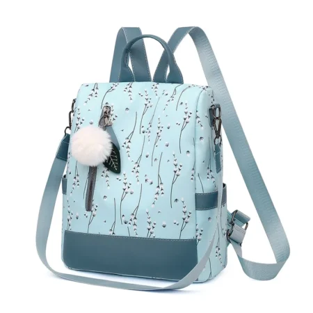 Anti-Theft Nylon Commuter Backpack