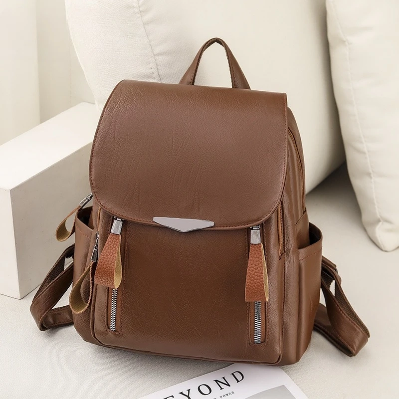 Large Capacity PU Shoulder Carry Bag - Image 4