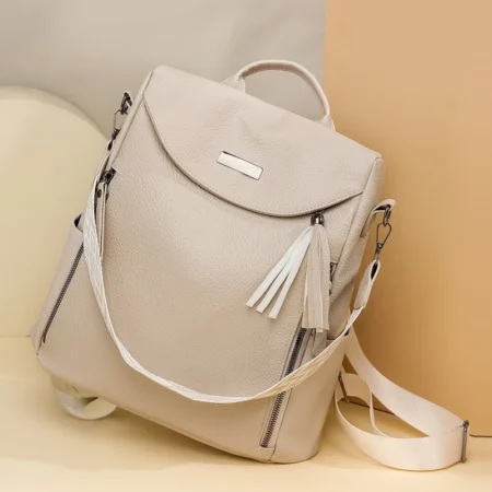 Tassel PU Everyday Backpack