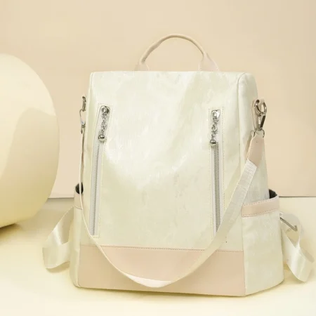 Textured Anti-Theft Commuter Backpack