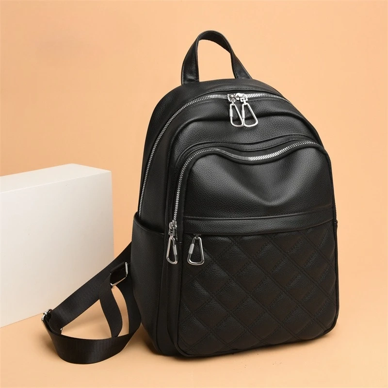 Quilted Everyday Commuter Backpack - Image 2