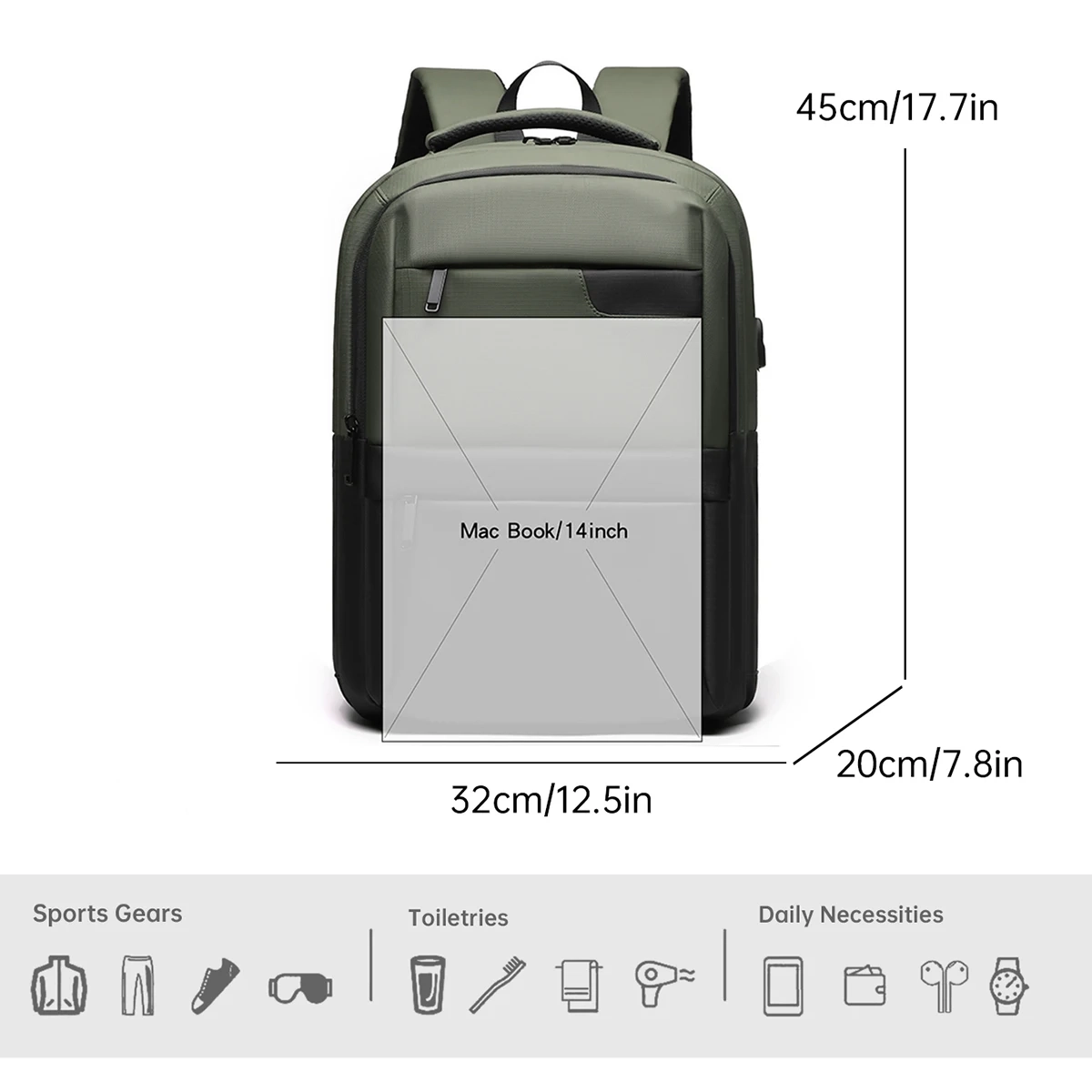 Large-Capacity Travel Laptop Backpack - Image 6