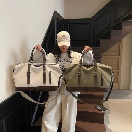 Large Capacity Canvas Travel Bag