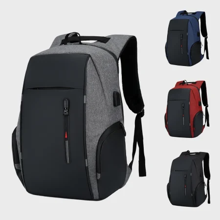 Large-Capacity USB Laptop Backpack