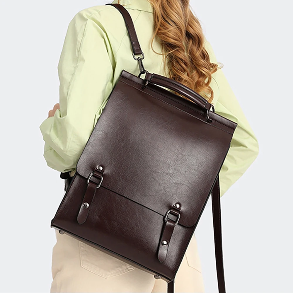 Leather Everyday Backpack