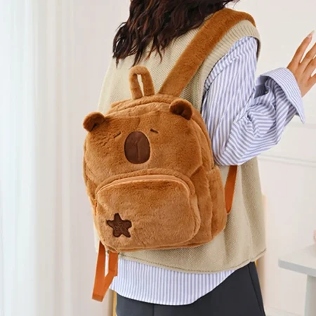 Capybara Plush Kids Backpack