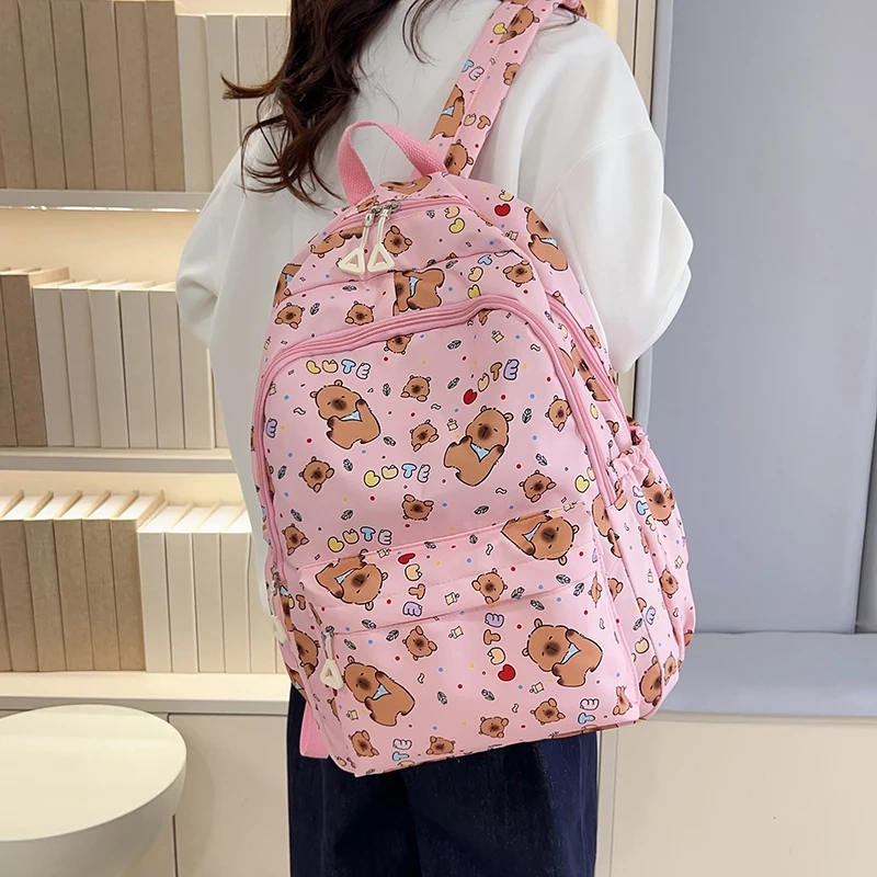 Cute Bear School Backpack - Image 4