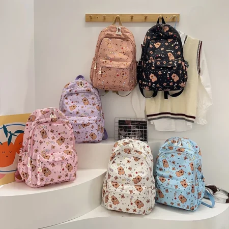Cute Bear School Backpack