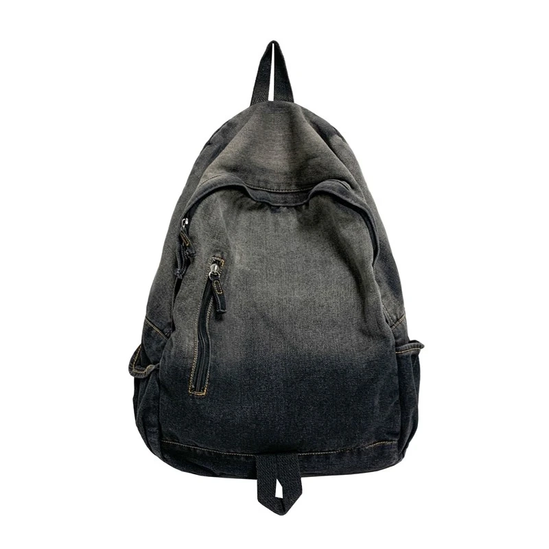 Washed Denim Everyday Backpack - Image 7