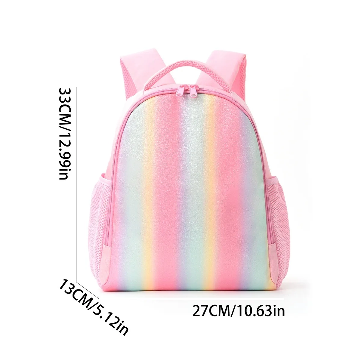 Rainbow Unicorn Kids Backpack - Image 5
