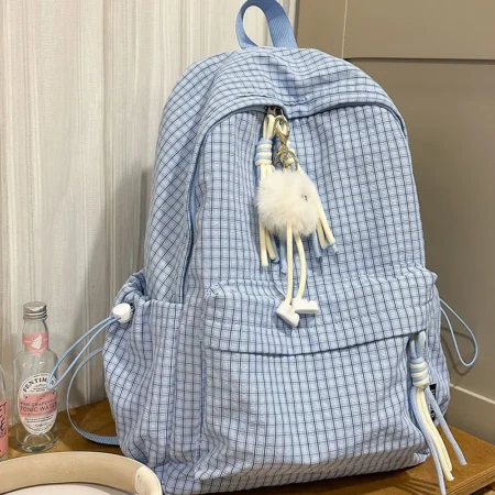 Plaid Campus Backpack