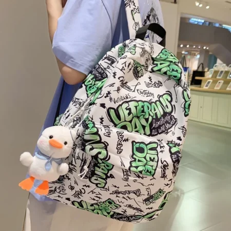 Graffiti Charm School Backpack