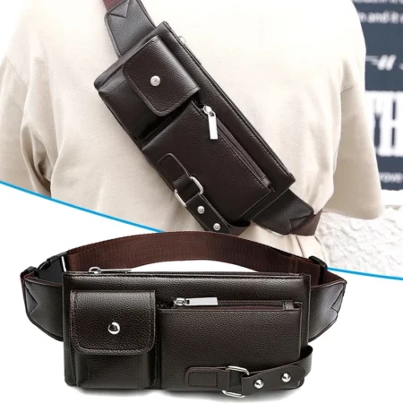 PU Crossbody Chest Bag