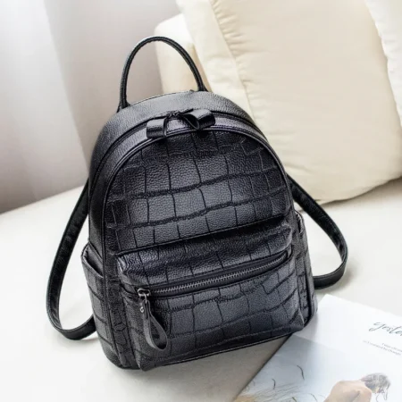 Croc Embossed PU Backpack