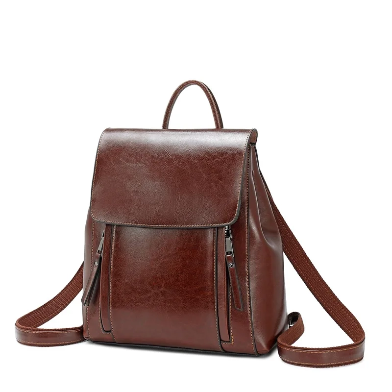 Leather Convertible Backpack - Image 9