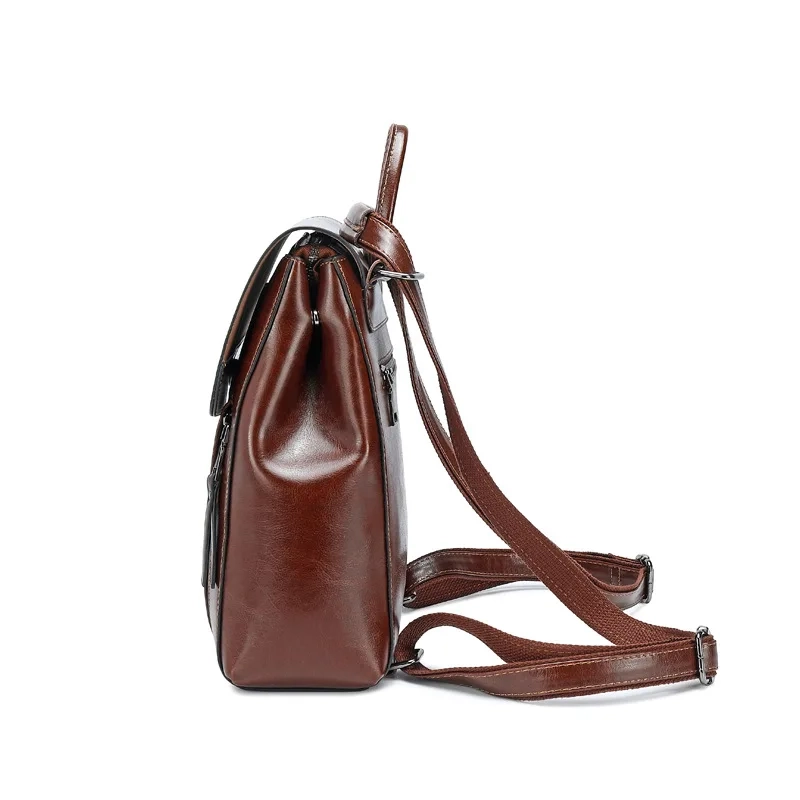 Leather Convertible Backpack - Image 4