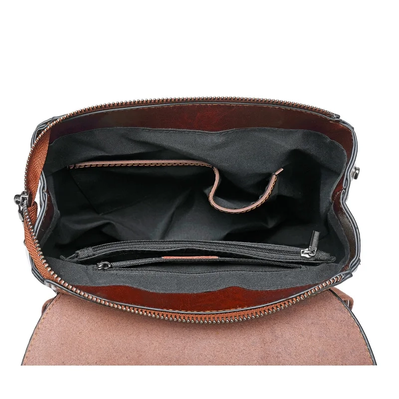 Leather Convertible Backpack - Image 6