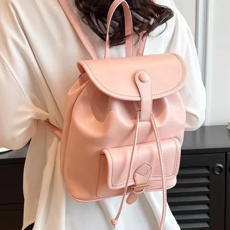 Mini Vintage PU Backpack