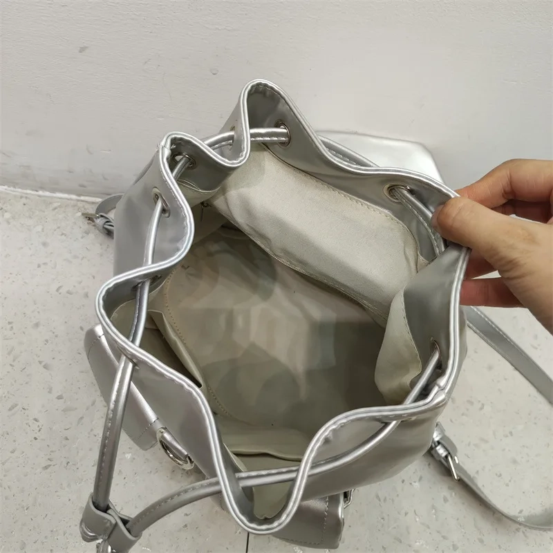 Mini Drawstring Flap Backpack - Image 6