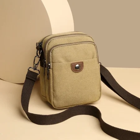 Mini Canvas Crossbody Bag