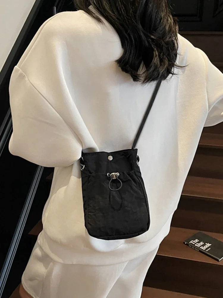 Mini Nylon Crossbody Bag - Image 6