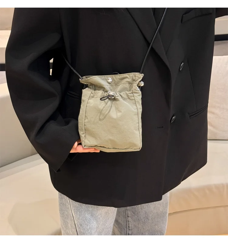 Mini Nylon Crossbody Bag - Image 5