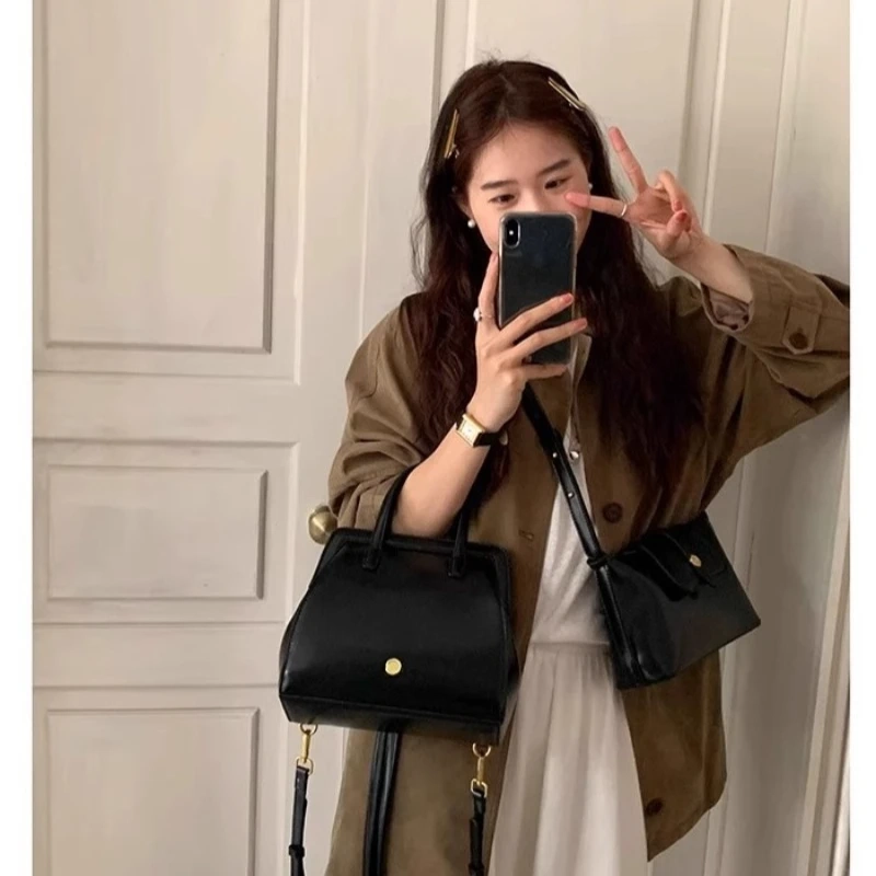 Retro Clip PU Backpack - Image 5