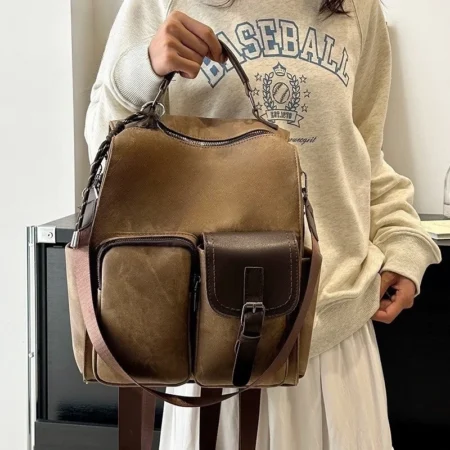 Soft PU Fashion Commuter Backpack