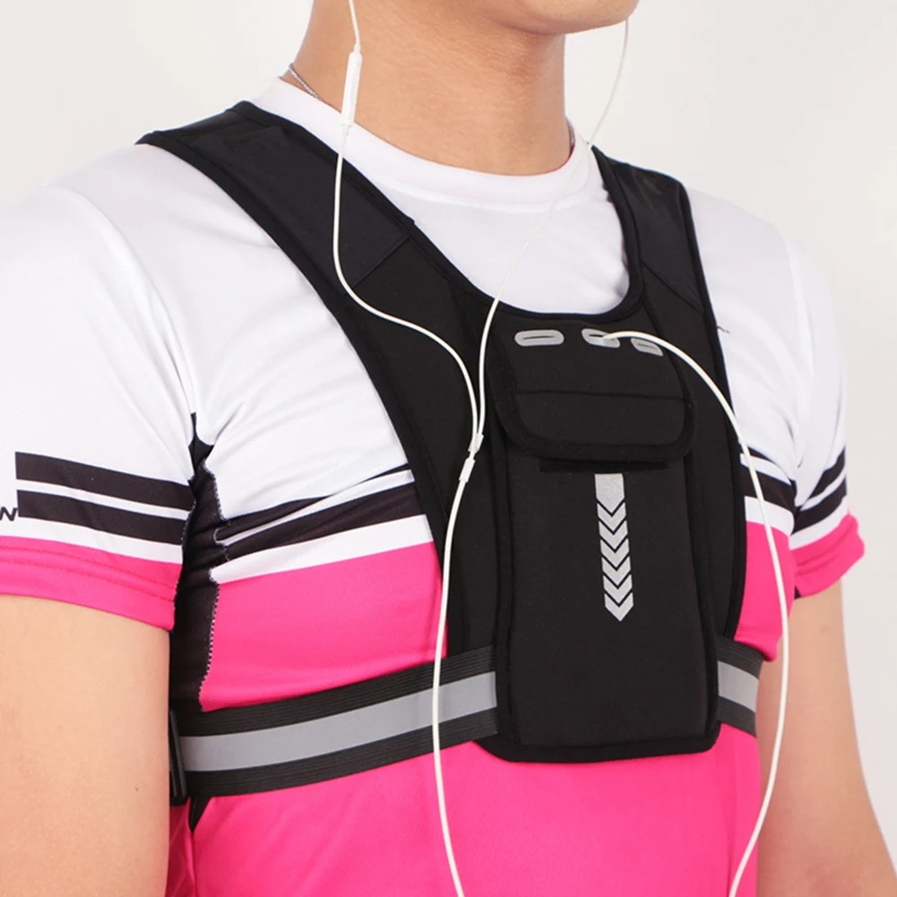 Reflective Running Chest Vest Bag - Image 6