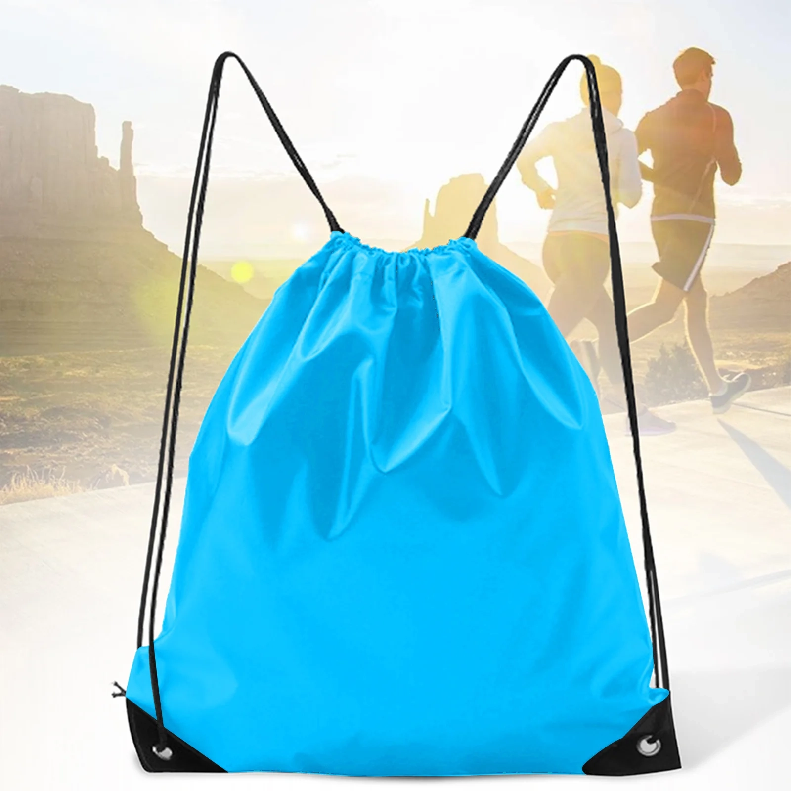 Lightweight Drawstring Gym Backpack - Image 8
