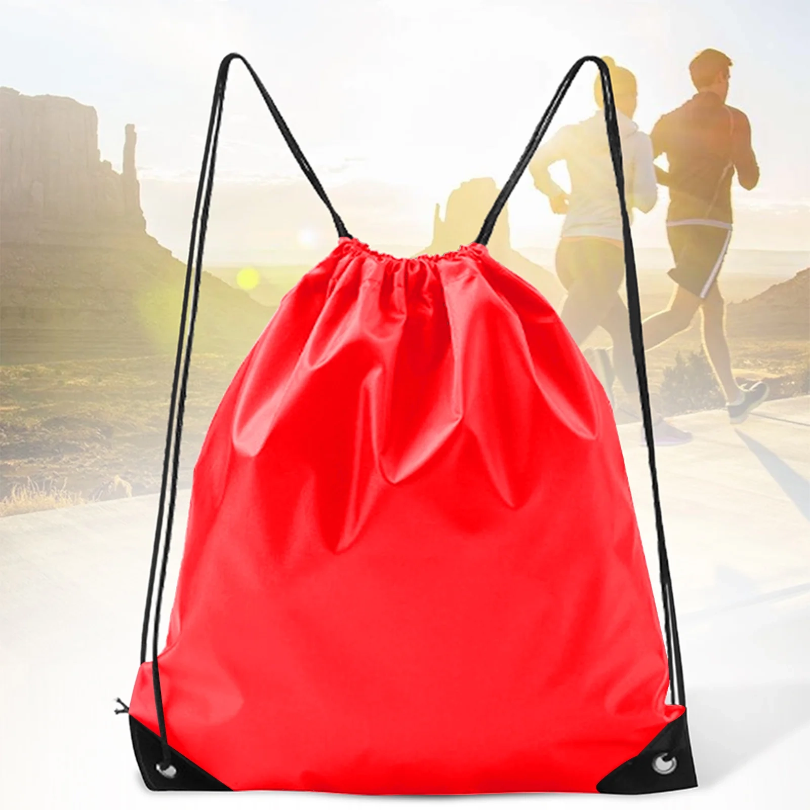 Lightweight Drawstring Gym Backpack - Image 10