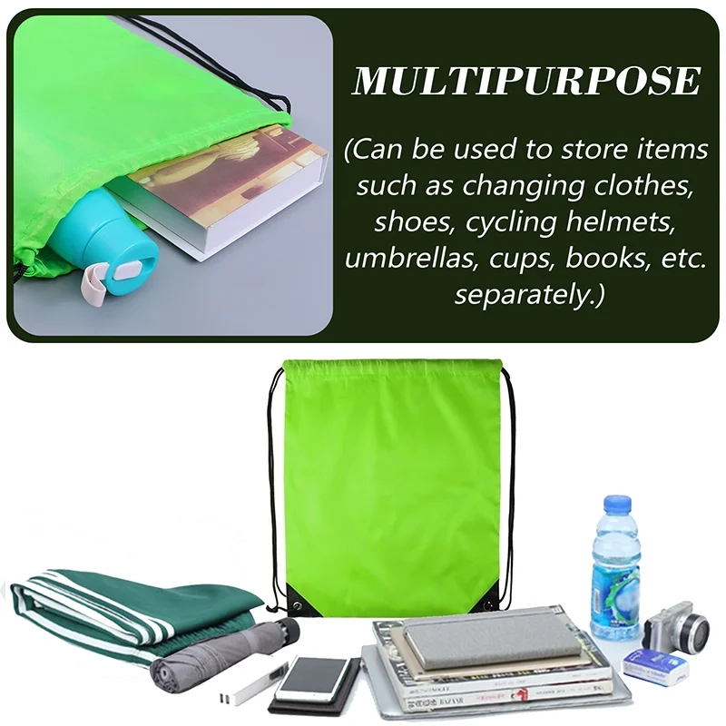 Lightweight Drawstring Gym Backpack - Image 4