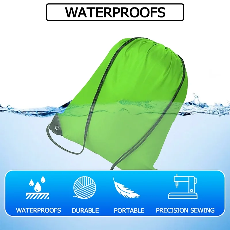 Lightweight Drawstring Gym Backpack - Image 5