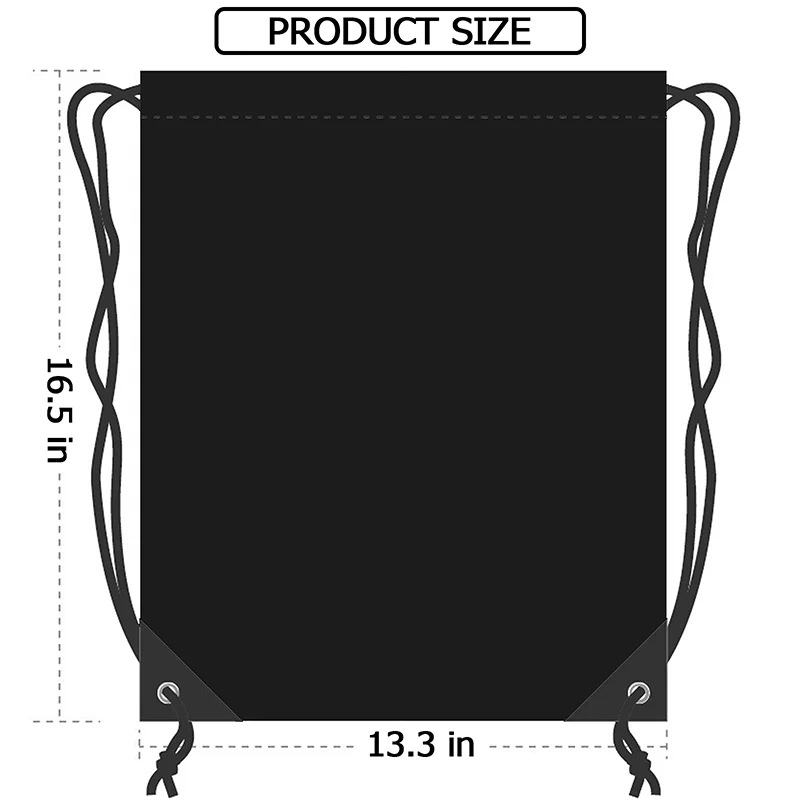 Lightweight Drawstring Gym Backpack - Image 6