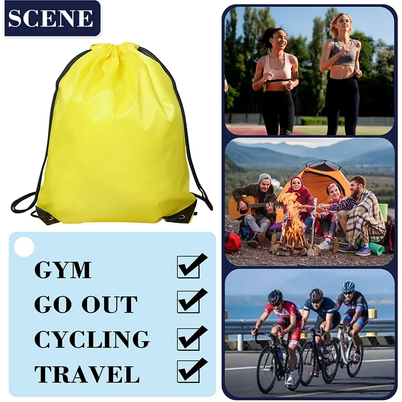 Lightweight Drawstring Gym Backpack - Image 2