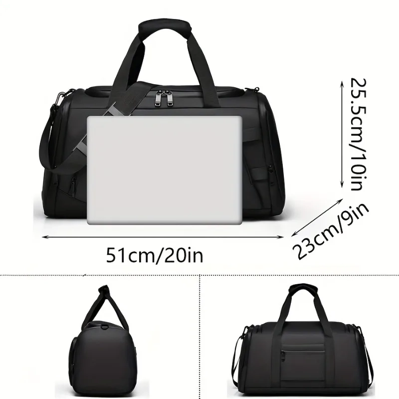 Multi-Compartment Gym Travel Duffle - Image 3