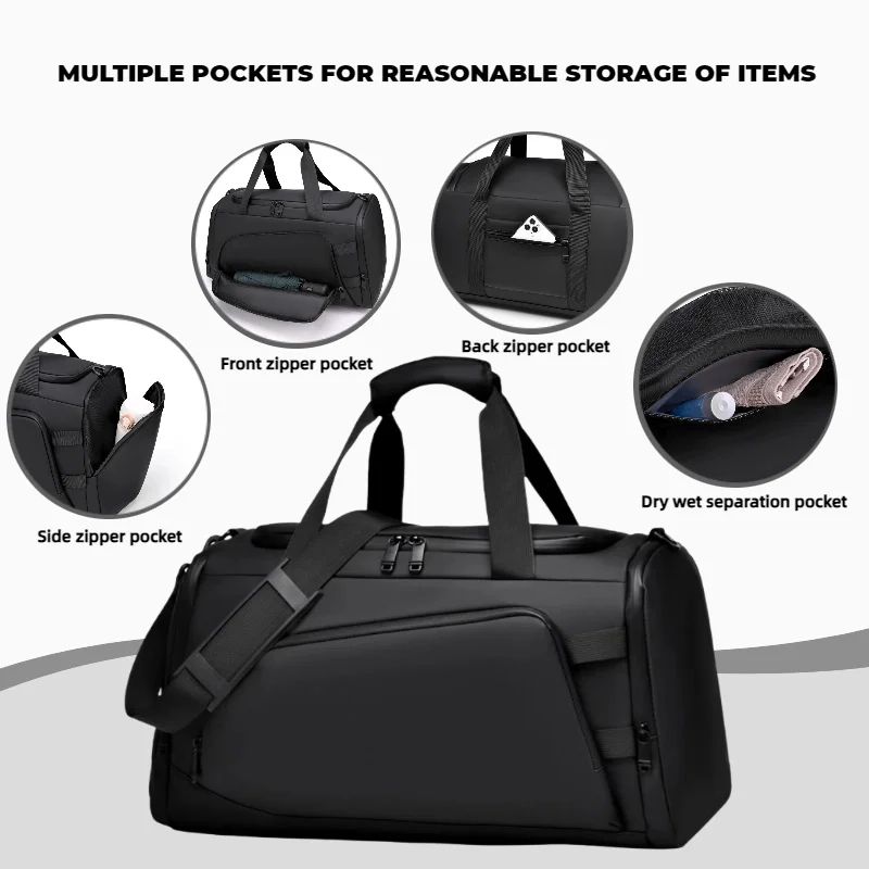Multi-Compartment Gym Travel Duffle - Image 5