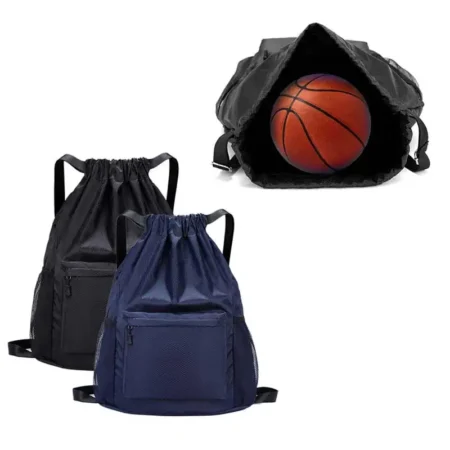 Water-Resistant Drawstring Gym Bag