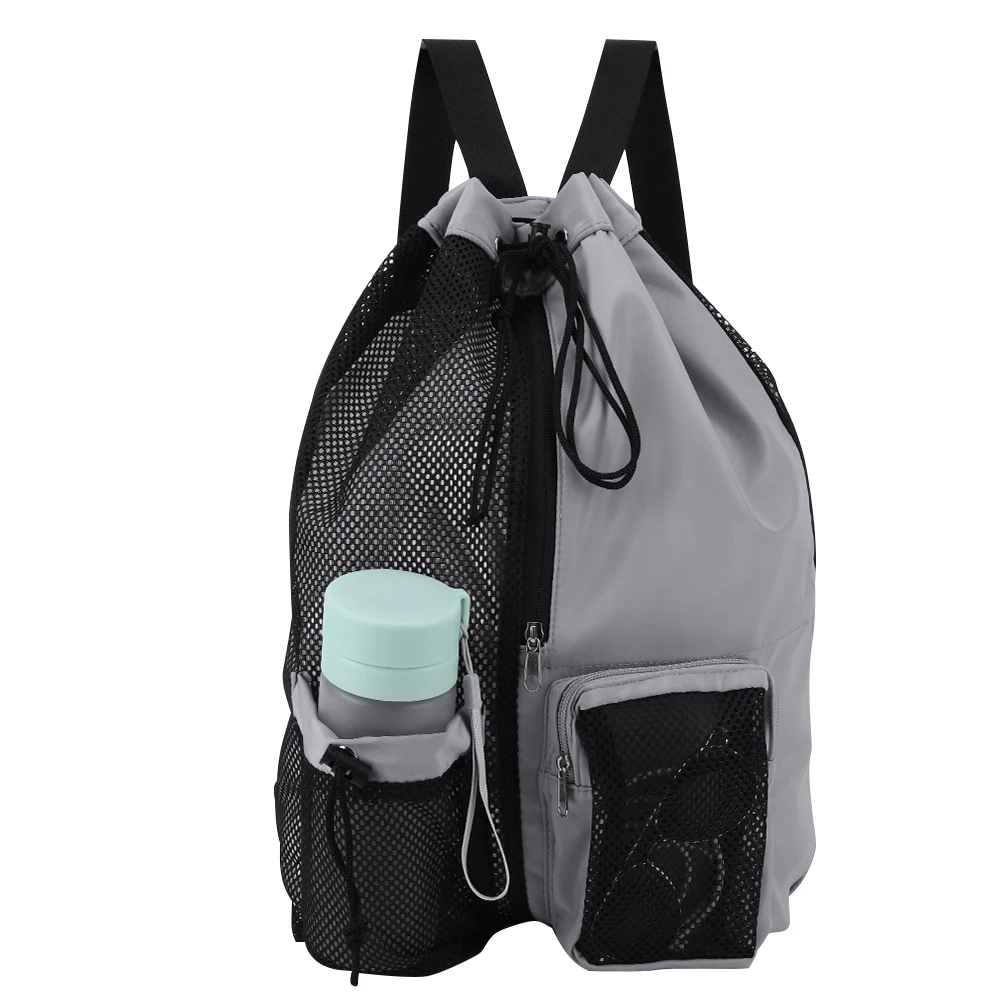Mesh Ball Drawstring Sports Backpack - Image 8