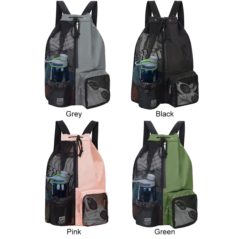 Mesh Ball Drawstring Sports Backpack - Image 2