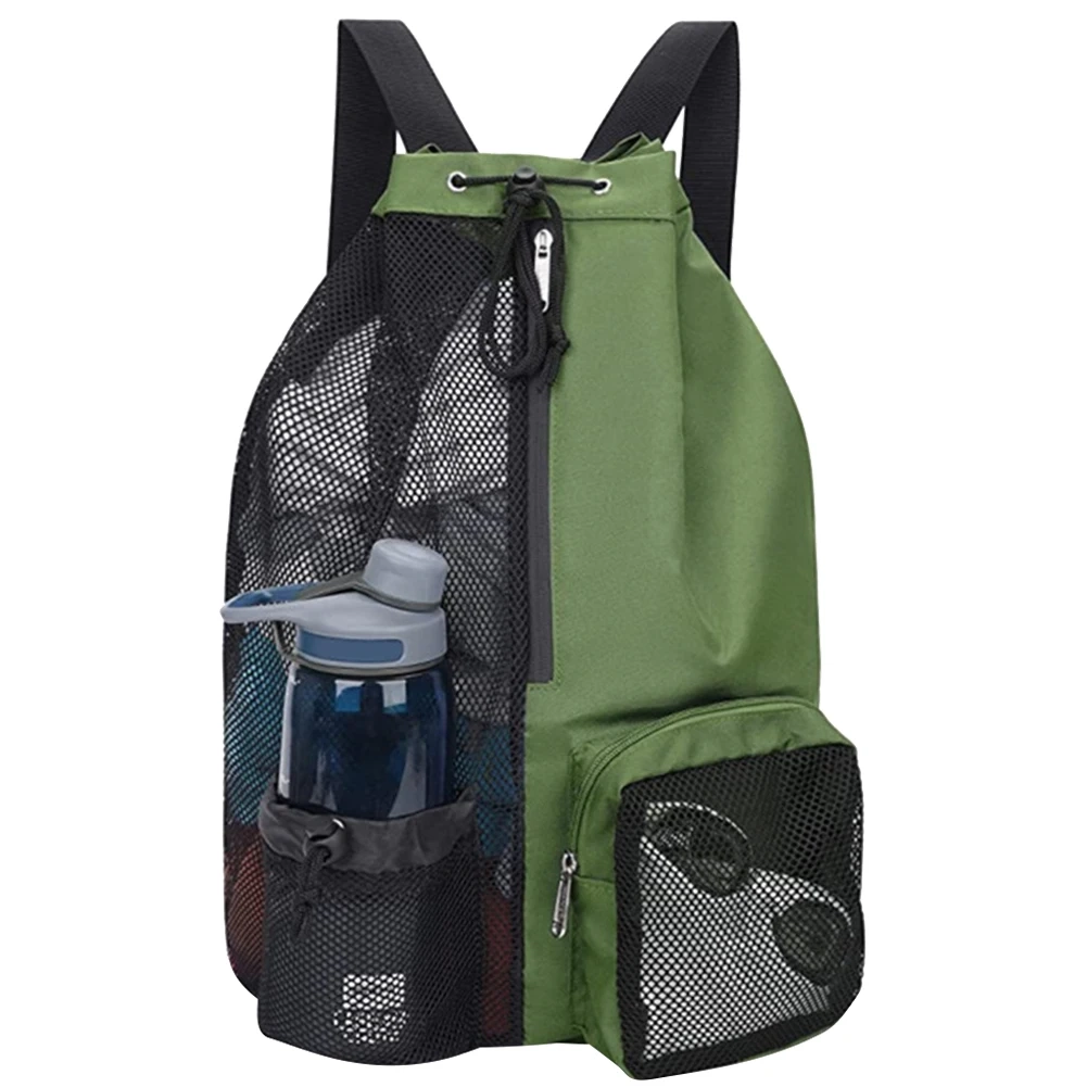 Mesh Ball Drawstring Sports Backpack - Image 5