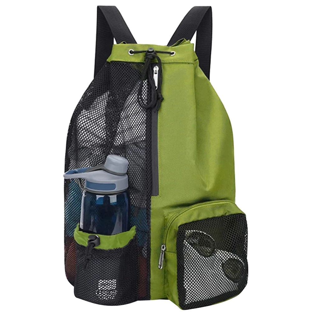 Mesh Ball Drawstring Sports Backpack - Image 10