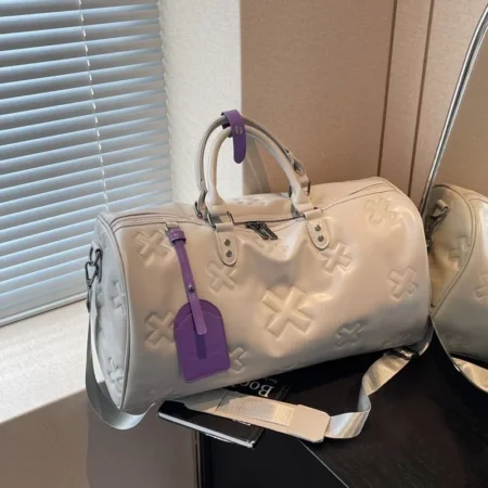 Vintage PU Travel Gym Duffle